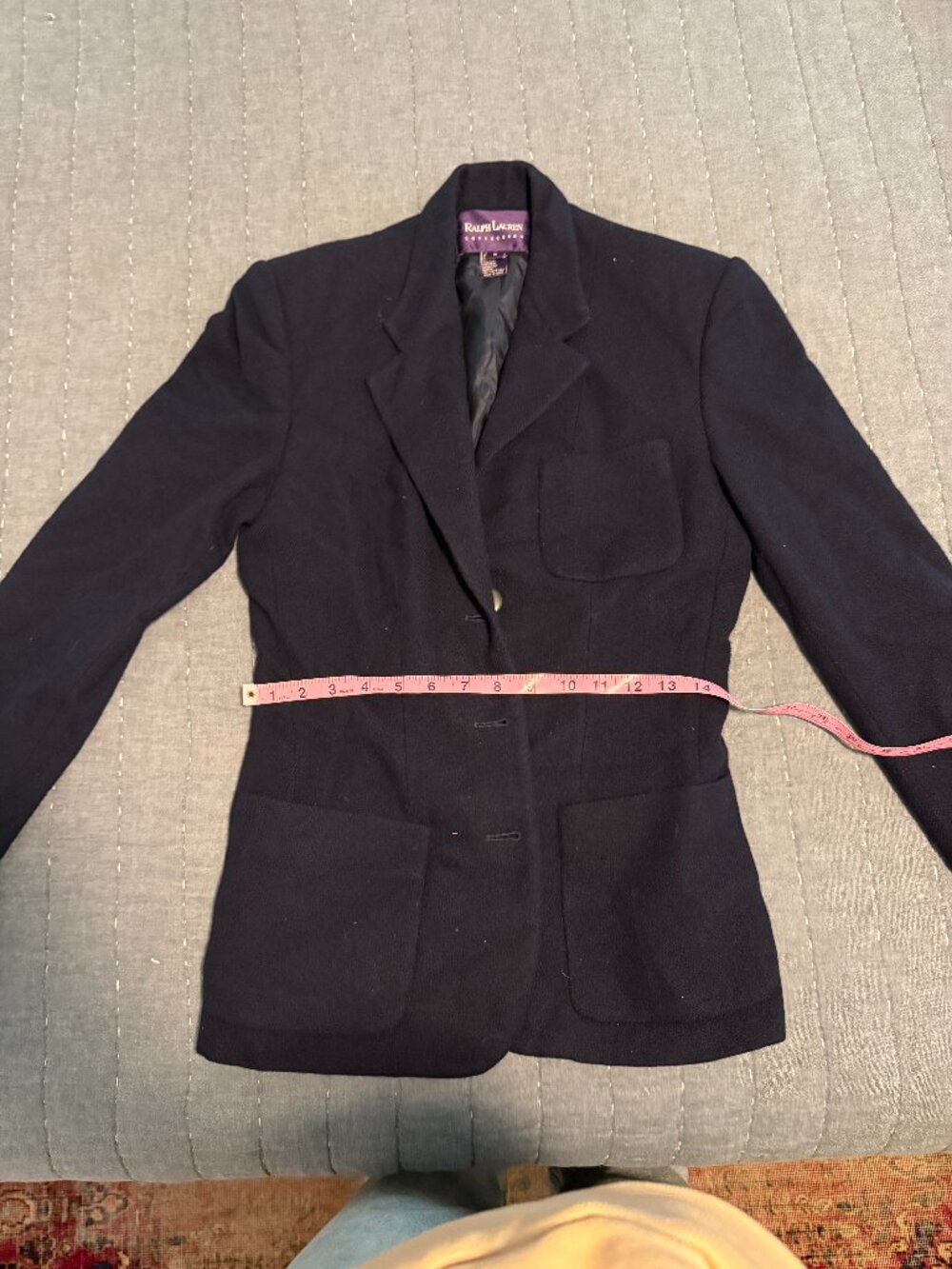 Ralph Lauren Purple Label Blue Blazer Size 6